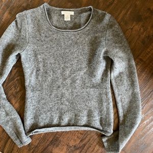 Grey cashmere sweater